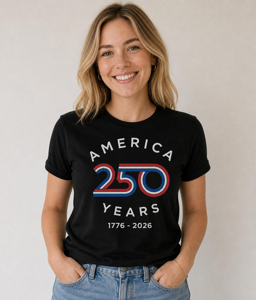 America 250th Anniversary Patriotic T-Shirt – 1776–2026