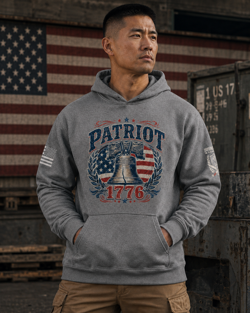Patriot 1776 Liberty Bell Unisex Hoodie
