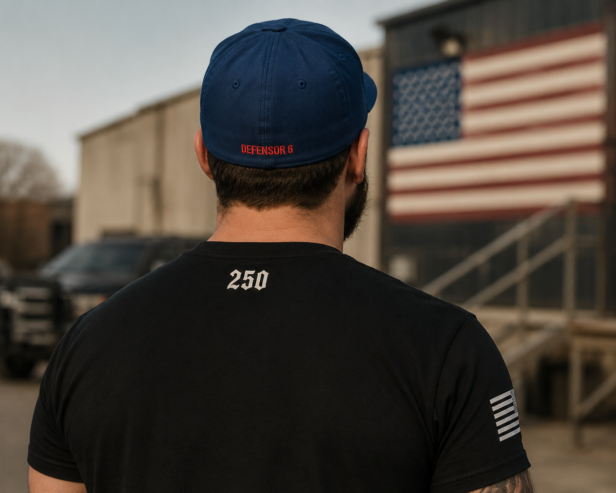 Remember Everyone Deployed (RED) Embroidered Flexfit Cap