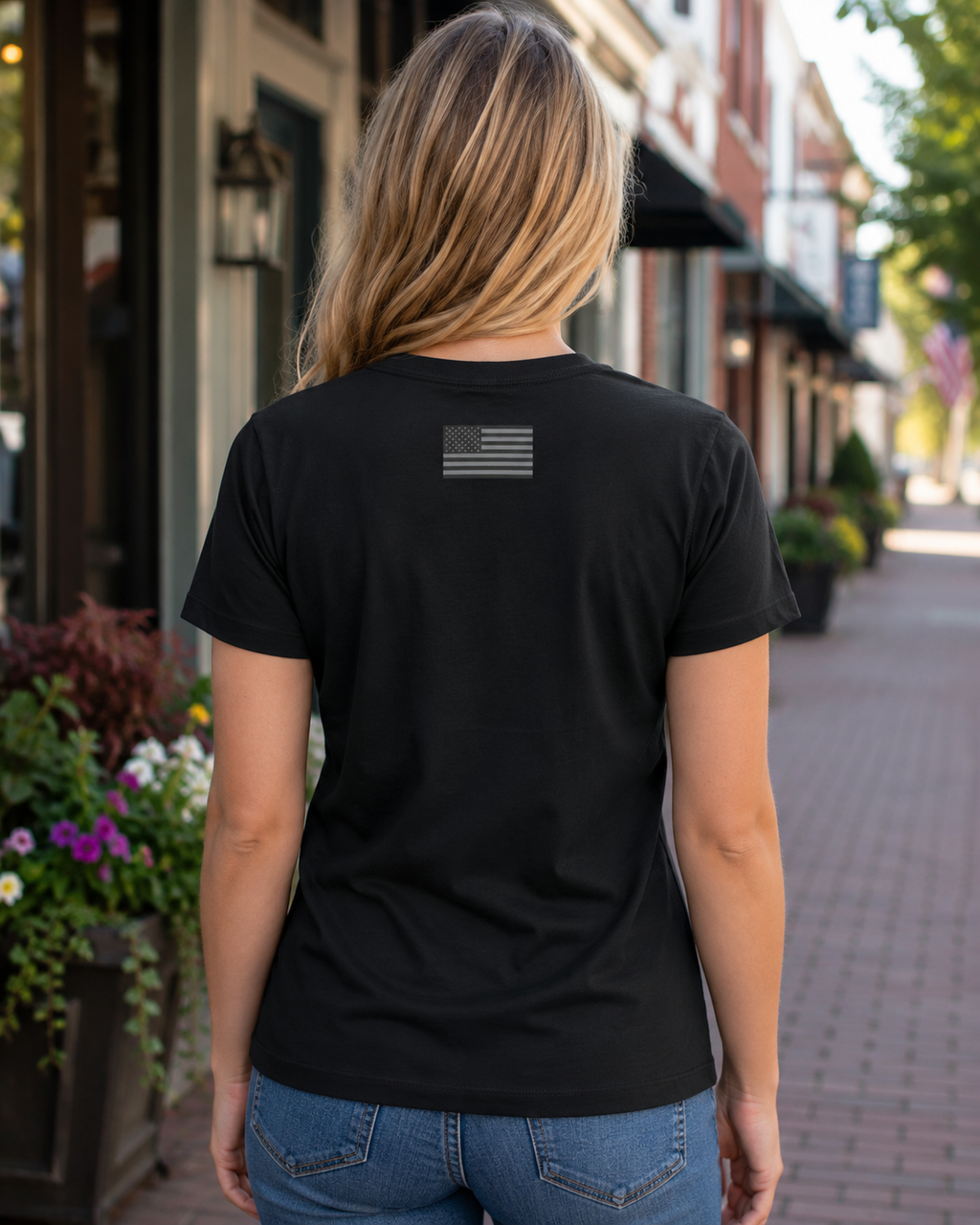 Liberty in Our Blood 1776–2026 Women’s Patriotic T-Shirt