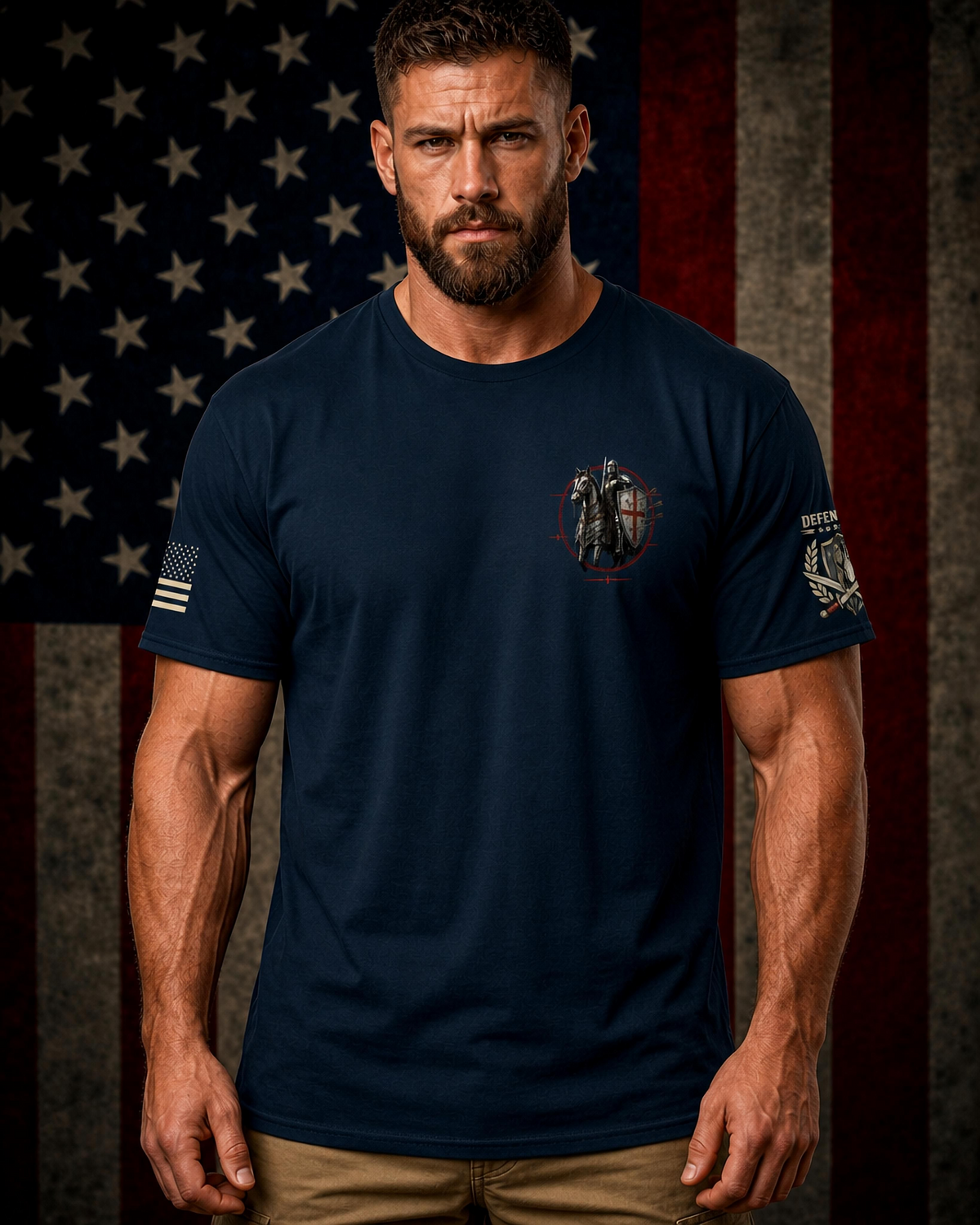 The Devil Whispered to the Warrior – Don’t Be Late T-Shirt