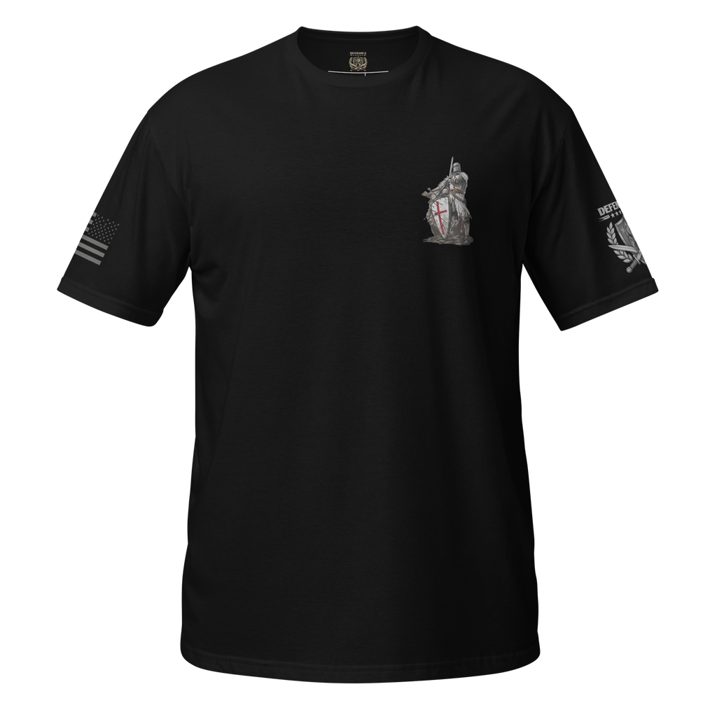 The Devil Whispered to the Warrior Templar Knight Unisex T-Shirt