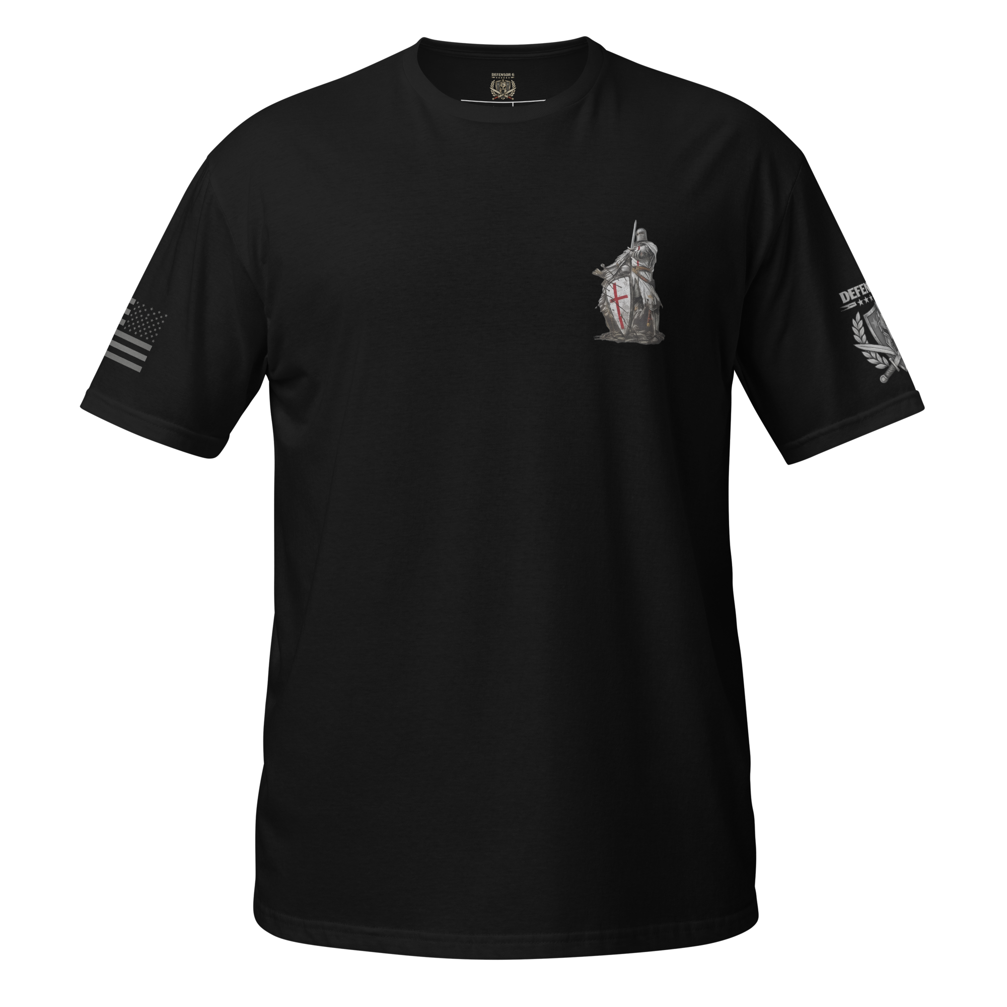 The Devil Whispered to the Warrior Templar Knight Unisex T-Shirt