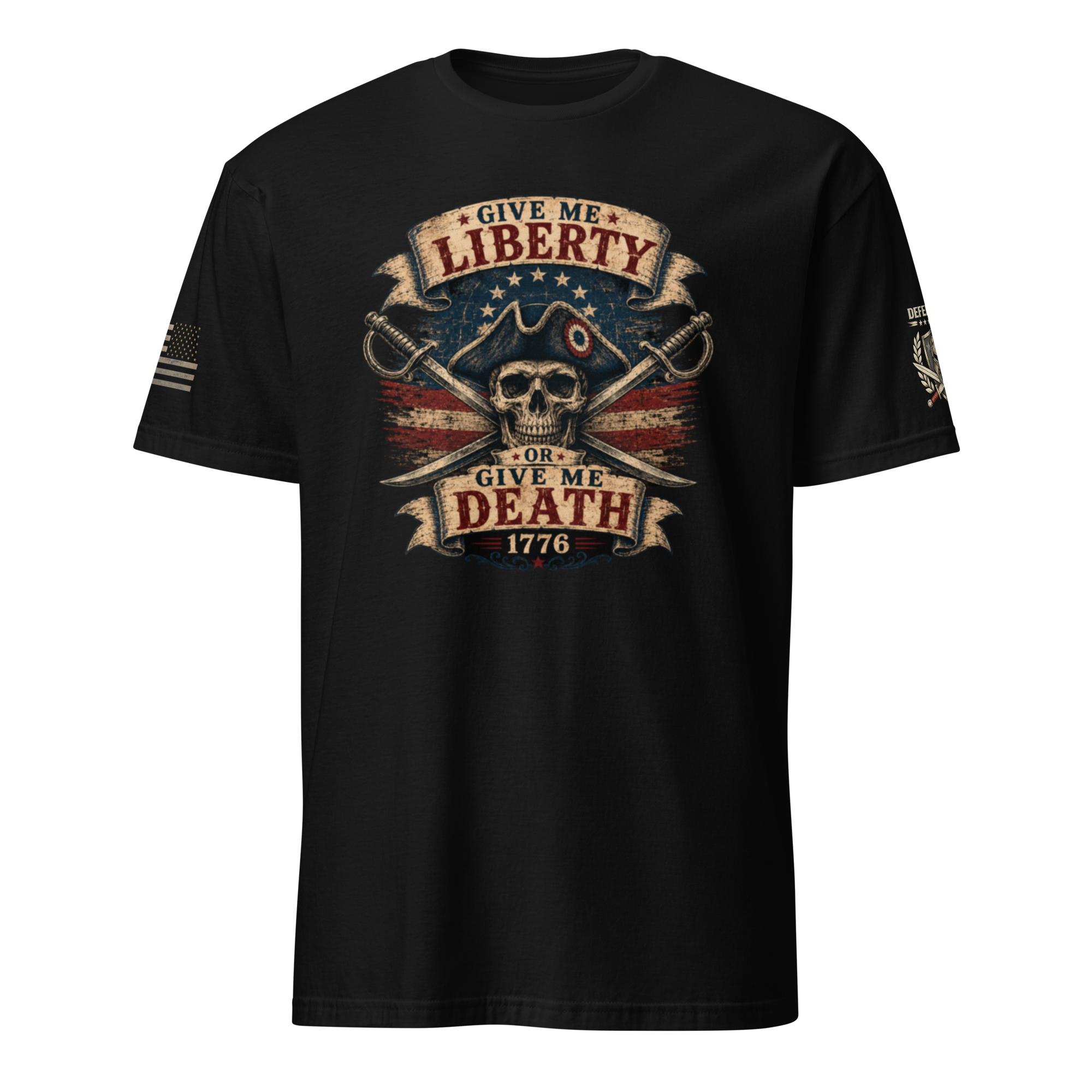 Give Me Liberty or Give Me Death 1776 Patriotic T-Shirt