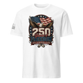 America 250 Years of Freedom Eagle & Flag T-Shirt-Land of the Free Because of the Brave